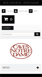 Mobile Screenshot of cavesnotredame.com